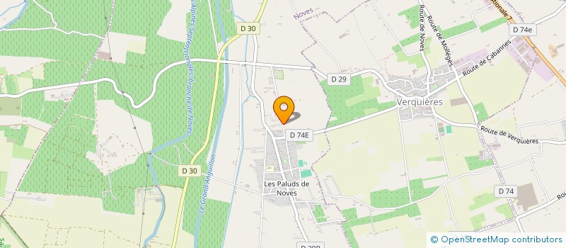 localisation de l'entreprise MADAME ELIANE DONATI  NOVES