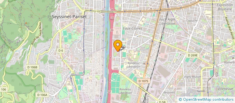 localisation de l'entreprise MADAME ELIANE DOS ANJOS  GRENOBLE