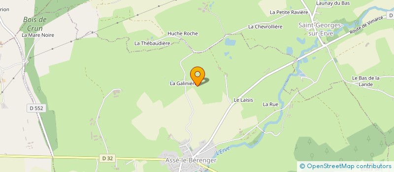 localisation de l'entreprise MADAME ELIANE DUBOIS  ASSE-LE-BERENGER