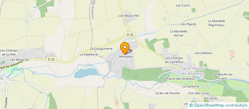 localisation de l'entreprise MADAME ELIANE DUCHOSSOIS à SAINT-HILAIRE-LES-ANDRESIS