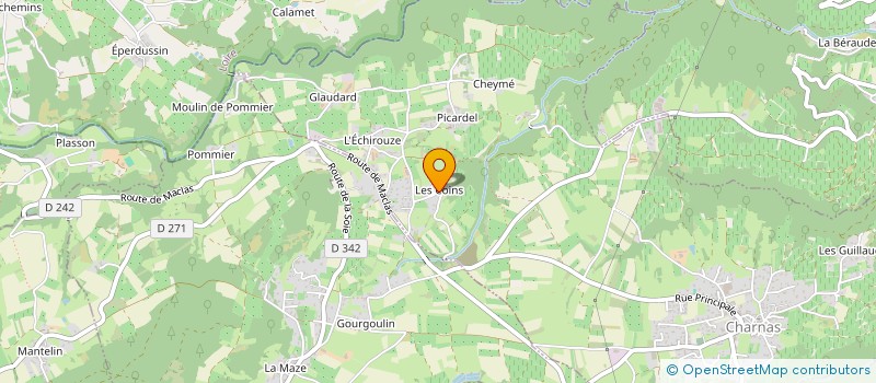 localisation de l'entreprise MADAME ELIANE DUCULTY  CHARNAS