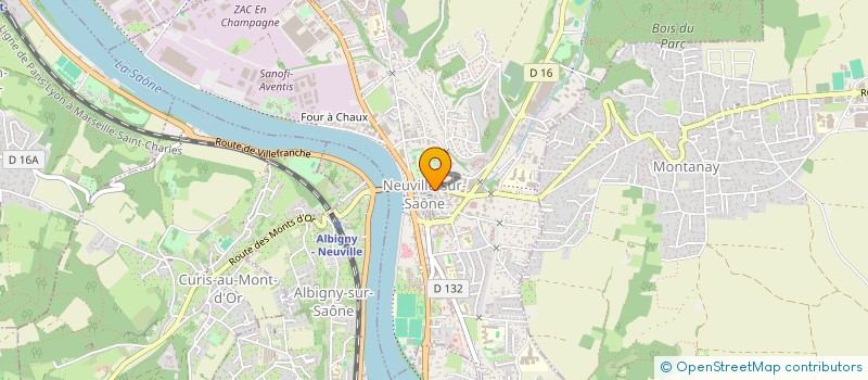 localisation de l'entreprise MADAME ELIANE DUMONT  NEUVILLE-SUR-SAONE