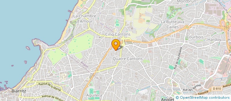 localisation de l'entreprise MADAME ELIANE DUPEUX à ANGLET