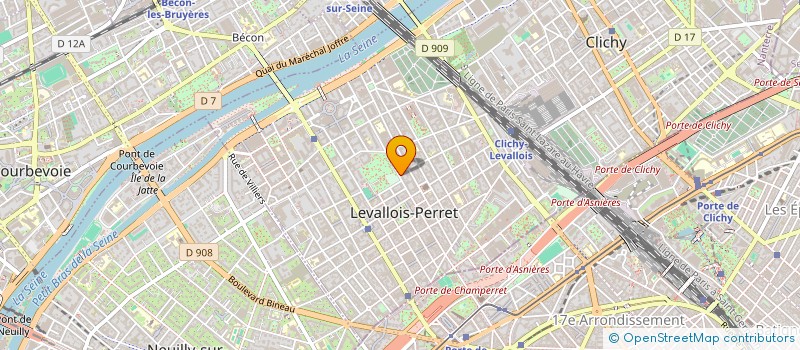 localisation de l'entreprise MADAME ELIANE DURAND à LEVALLOIS-PERRET