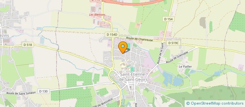 localisation de l'entreprise MADAME ELIANE FASS  SAINT-ETIENNE-DE-SAINT-GEOIRS