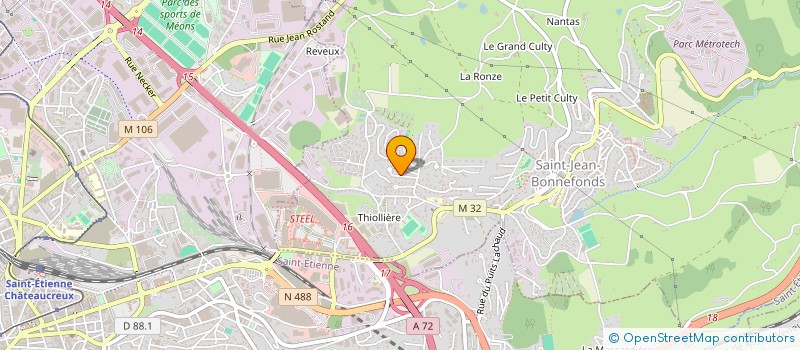 localisation de l'entreprise MADAME ELIANE FAYOLLE  SAINT-JEAN-BONNEFONDS