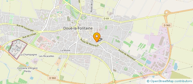 localisation de l'entreprise MADAME ELIANE FETTU à DOUE-EN-ANJOU