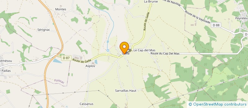 localisation de l'entreprise MADAME ELIANE FIZES  CAUSSE-ET-DIEGE