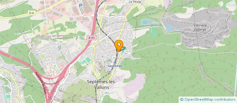 localisation de l'entreprise MADAME ELIANE FORTUNE à SEPTEMES-LES-VALLONS