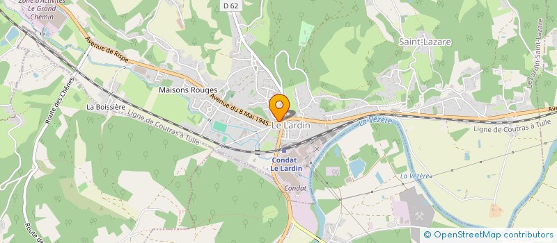 localisation de l'entreprise MADAME ELIANE FOUGERAY  LE LARDIN-SAINT-LAZARE