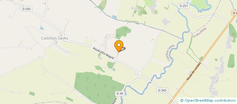 localisation de l'entreprise MADAME ELIANE FRANCOISE CADEAC  CASTILLON-SAVES