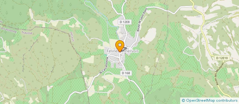 localisation de l'entreprise MADAME ELIANE GALTIER  FELINES-MINERVOIS