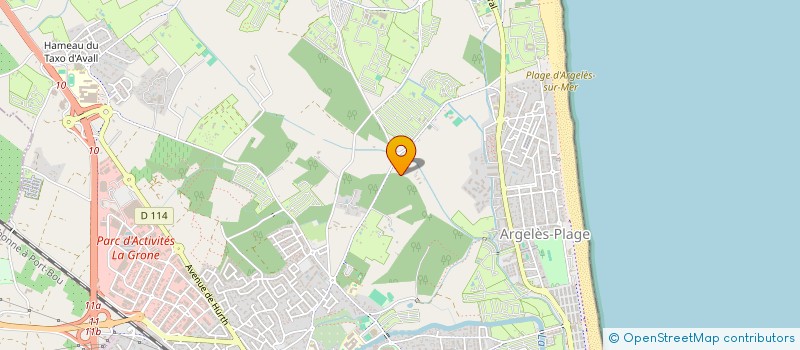 localisation de l'entreprise MADAME ELIANE GASPARINI  ARGELES-SUR-MER