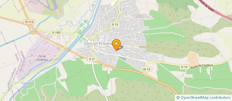 localisation de l'entreprise MADAME ELIANE GASSEND  LANCON-PROVENCE