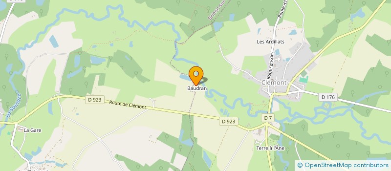 localisation de l'entreprise MADAME ELIANE GAUGUE  CLEMONT