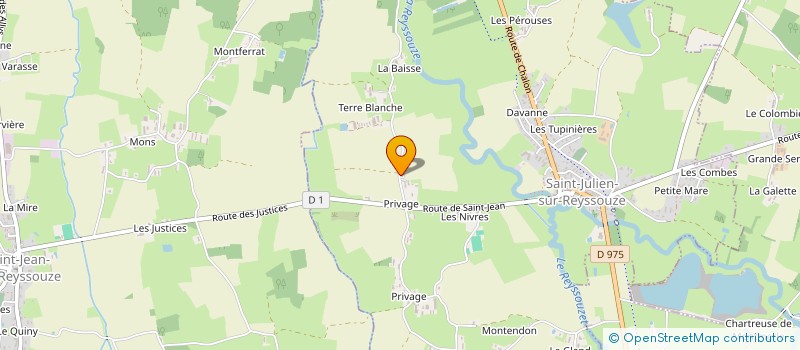 localisation de l'entreprise MADAME ELIANE GERMAIN à SAINT-JULIEN-SUR-REYSSOUZE