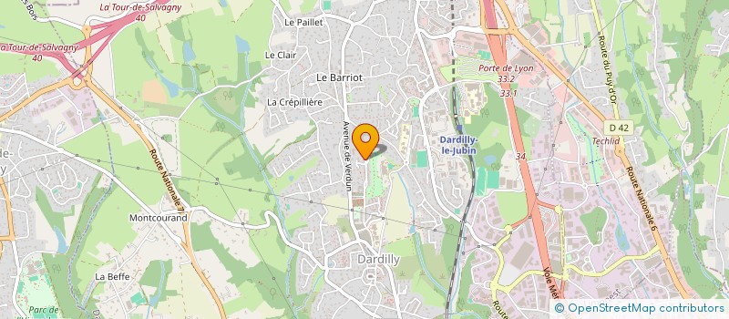 localisation de l'entreprise MADAME ELIANE GIERLINSKI à DARDILLY
