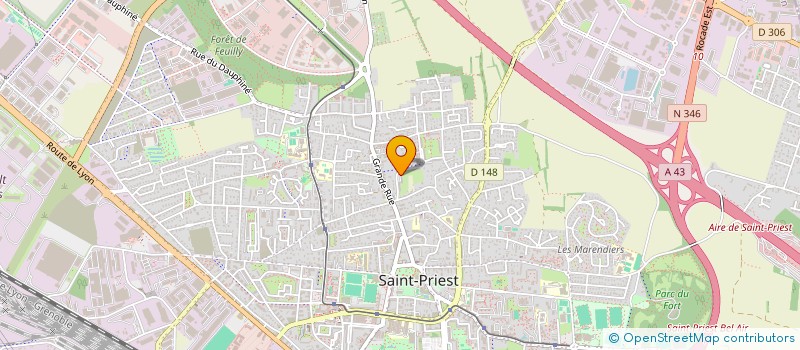 localisation de l'entreprise MADAME ELIANE GIOVANDO  SAINT-PRIEST