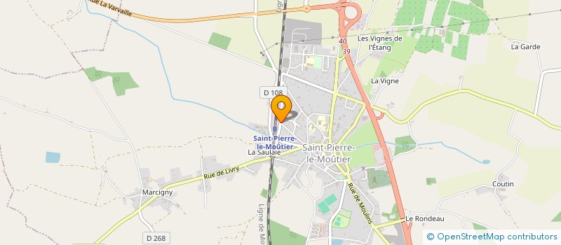 localisation de l'entreprise MADAME ELIANE GODINOT à SAINT-PIERRE-LE-MOUTIER