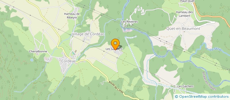 localisation de l'entreprise MADAME ELIANE GOFFINET  CHATEL-EN-TRIEVES