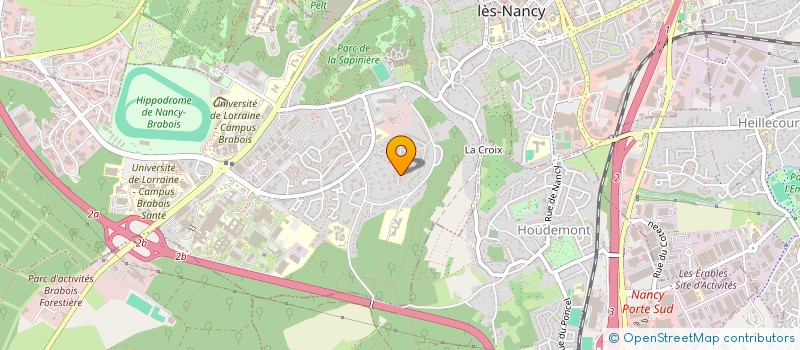 localisation de l'entreprise MADAME ELIANE GUICHET  VANDUVRE-LES-NANCY