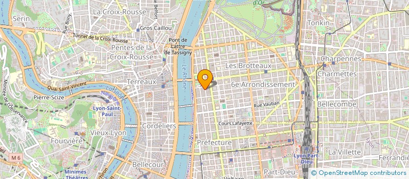 localisation de l'entreprise MADAME ELIANE GUILLARD  LYON