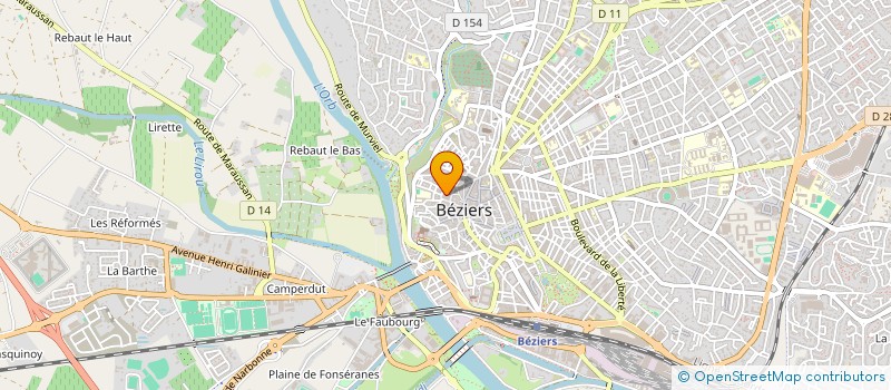 localisation de l'entreprise MADAME ELIANE GUILLO à BEZIERS