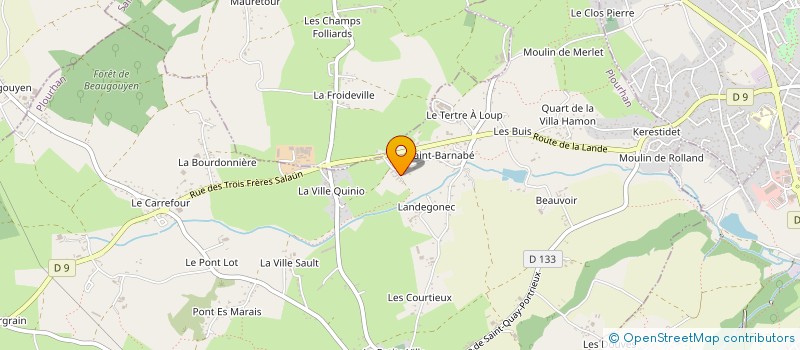 localisation de l'entreprise MADAME ELIANE GUILLOT  PLOURHAN