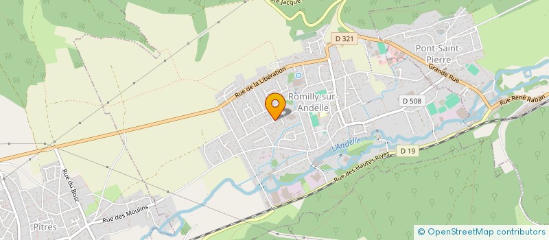 localisation de l'entreprise MADAME ELIANE HEBERT à ROMILLY-SUR-ANDELLE