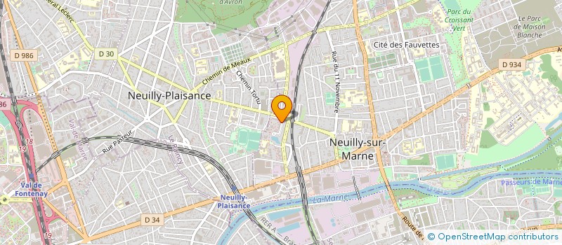 localisation de l'entreprise MADAME ELIANE HENTZLER à NEUILLY-SUR-MARNE