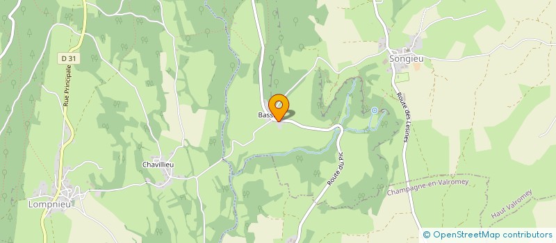 localisation de l'entreprise MADAME ELIANE HOUDARD  HAUT VALROMEY