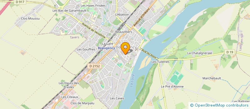 localisation de l'entreprise MADAME ELIANE HUET à BEAUGENCY