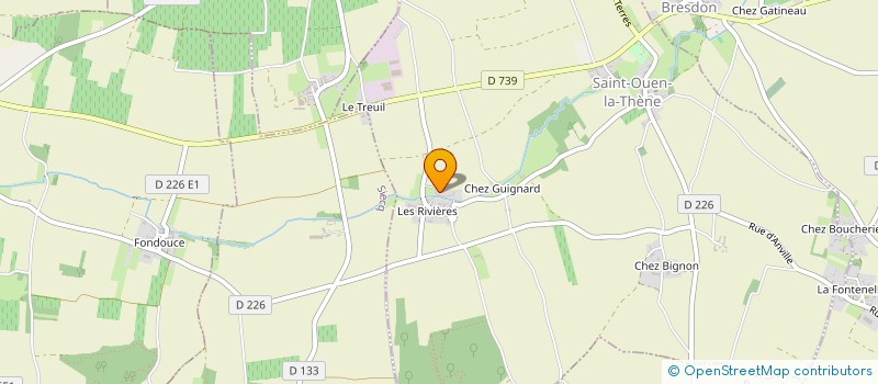 localisation de l'entreprise MADAME ELIANE JARLIER  ST OUEN LA THENE