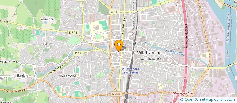localisation de l'entreprise MADAME ELIANE JOMARD à VILLEFRANCHE-SUR-SAONE