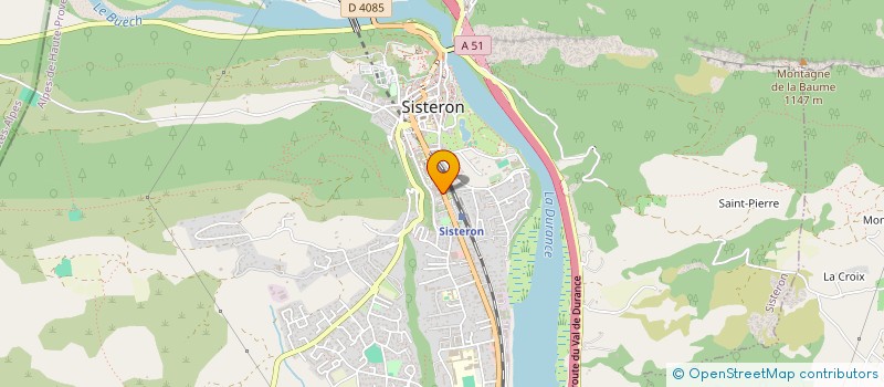 localisation de l'entreprise MADAME ELIANE JOUVE  SISTERON