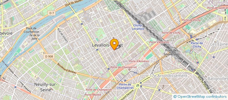 localisation de l'entreprise MADAME ELIANE KADOUCH à LEVALLOIS-PERRET
