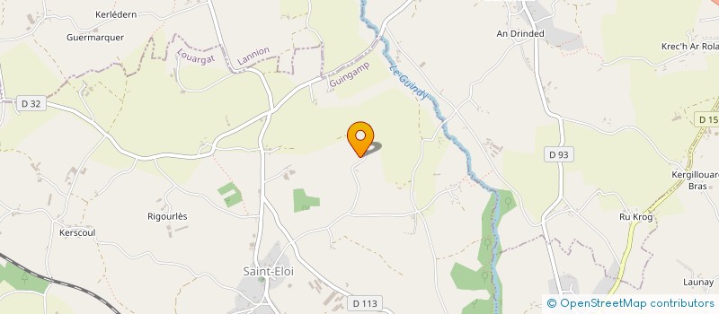 localisation de l'entreprise MADAME ELIANE KERURIEN  LOUARGAT
