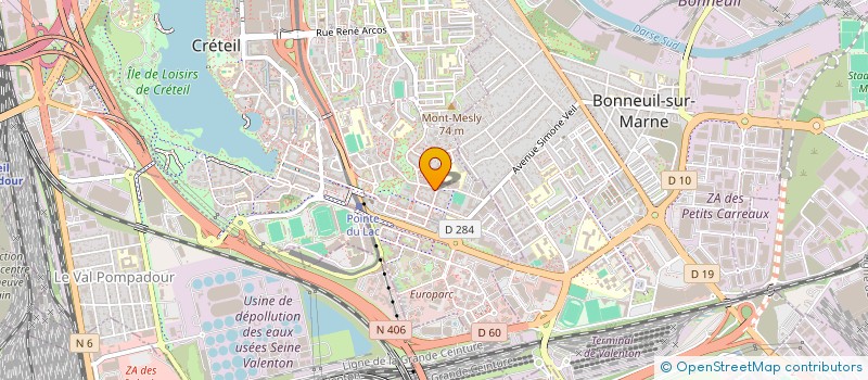 localisation de l'entreprise MADAME ELIANE KOUKOUMAN à CRETEIL