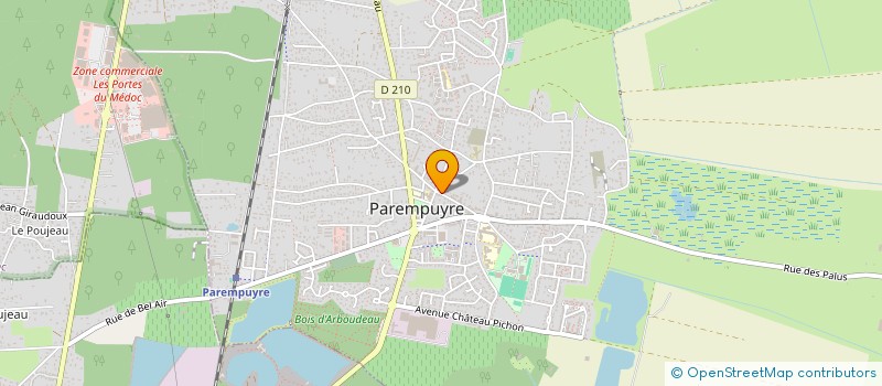 localisation de l'entreprise MADAME ELIANE LABATUT  LUDON-MEDOC