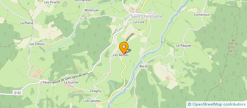 localisation de l'entreprise MADAME ELIANE LACROIX à DEUX-GROSNES