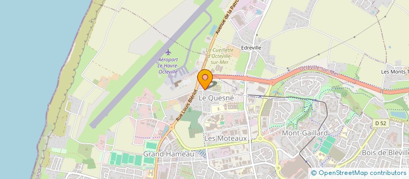 localisation de l'entreprise MADAME ELIANE LE GOSLES  LE HAVRE