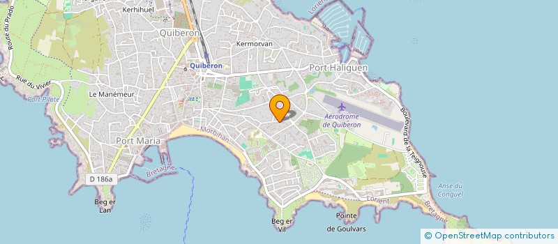 localisation de l'entreprise MADAME ELIANE LE ROUX à QUIBERON