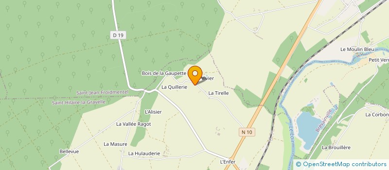 localisation de l'entreprise MADAME ELIANE LEBERT  SAINT-HILAIRE-LA-GRAVELLE