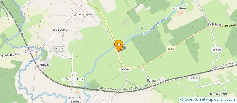 localisation de l'entreprise MADAME ELIANE LECHEVALLIER  NEGREVILLE