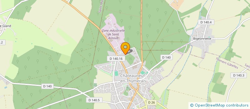 localisation de l'entreprise MADAME ELIANE LEFEBVRE à CHATEAUNEUF-EN-THYMERAIS