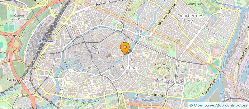 localisation de l'entreprise MADAME ELIANE LEGRAND RINCK à STRASBOURG