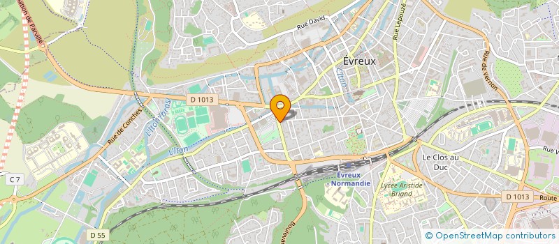 localisation de l'entreprise MADAME ELIANE LEMAITRE  EVREUX