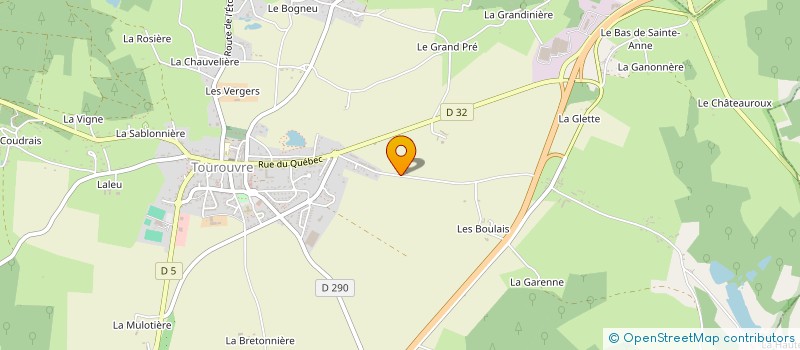 localisation de l'entreprise MADAME ELIANE LENOTRE à TOUROUVRE AU PERCHE