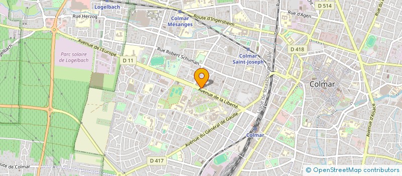 localisation de l'entreprise MADAME ELIANE LERCH  COLMAR