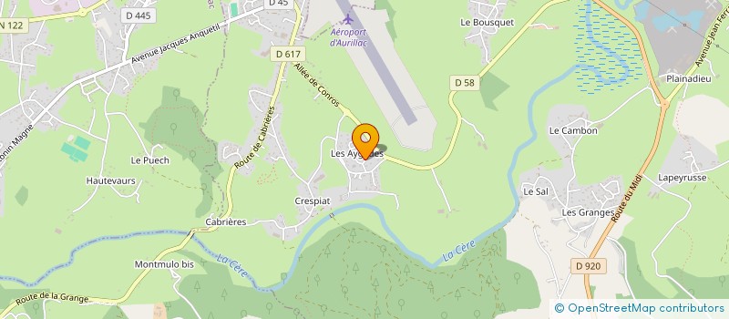 localisation de l'entreprise MADAME ELIANE LESCURE à VEZELS-ROUSSY